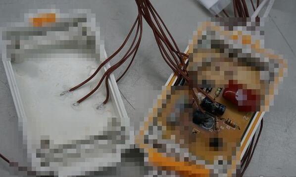 除了電路板及電容部分，也會在對應(yīng)的外殼相對位置黏貼感溫線，看看過程中是否會將熱傳遞到外殼。